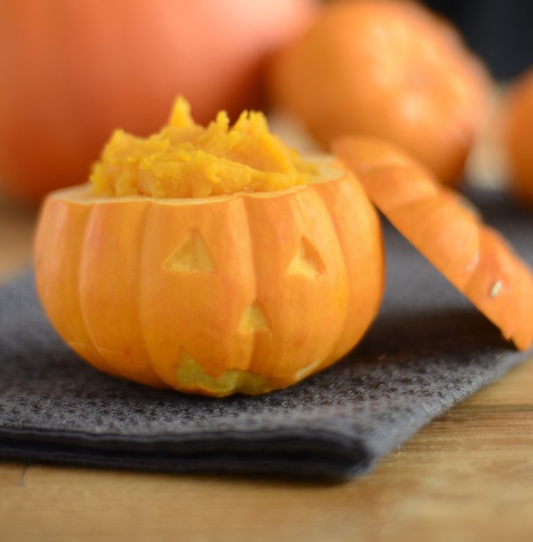 purée potimarron pomme de terre poulet