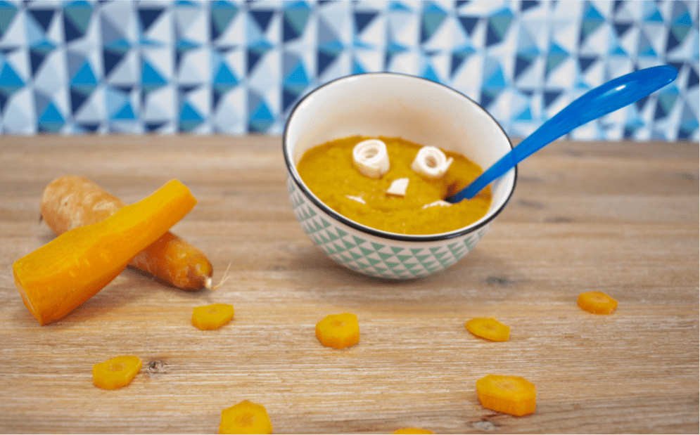 purée de carottes bébé