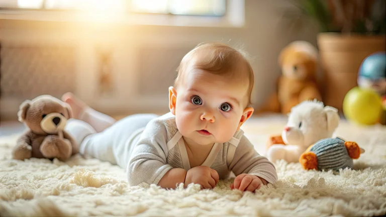 bébé sur le ventre