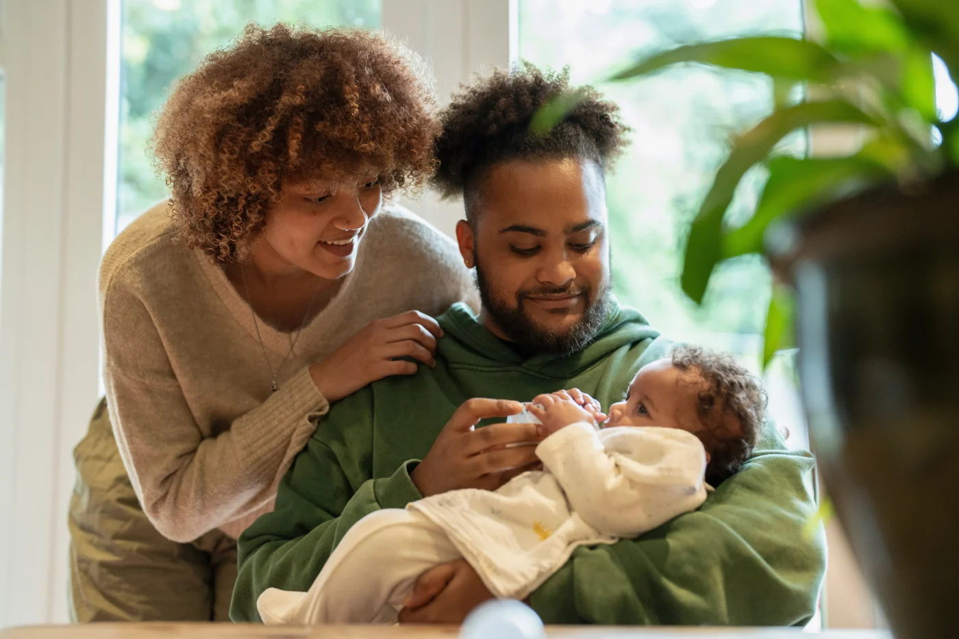 couple avec son enfant