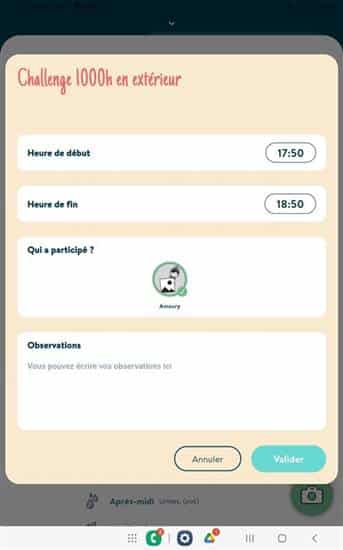 Chaperons&Vous2 1000h en extérieur